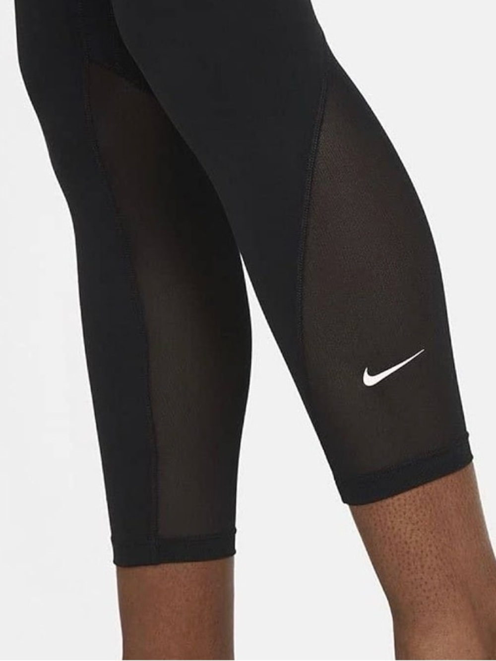 Nike One Women's Mid-Rise 7/8 Mesh-Paneled Leggings